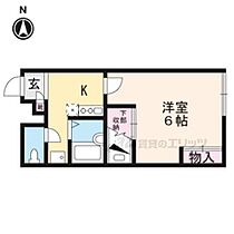 京都府京都市中京区西ノ京小堀池町（賃貸マンション1K・2階・20.28㎡） その2