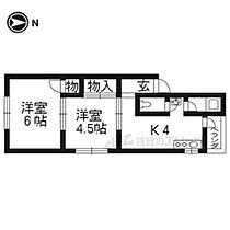 京都府京都市北区紫竹栗栖町（賃貸マンション2K・3階・32.10㎡） その2