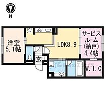 京都府京都市北区大宮中総門口町（賃貸アパート1LDK・2階・44.33㎡） その2