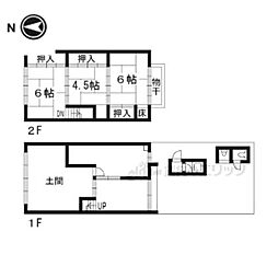 🉐敷金礼金0円！🉐大将軍坂田町3貸家