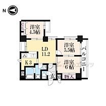 京都府京都市中京区新町通錦小路下る小結棚町（賃貸マンション3LDK・9階・60.00㎡） その2