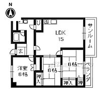 京都府京都市右京区常盤下田町（賃貸マンション3LDK・4階・81.06㎡） その2