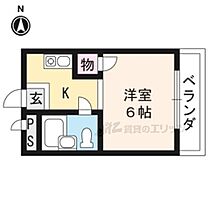 京都府京都市上京区一条通大宮西入下石橋南半町（賃貸マンション1K・2階・16.80㎡） その2