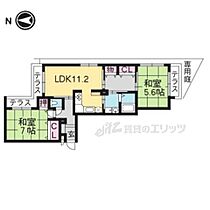 京都府京都市右京区西院下花田町（賃貸マンション2LDK・1階・60.61㎡） その2