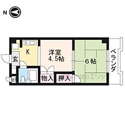 グランパニエ 2Kの間取図画像