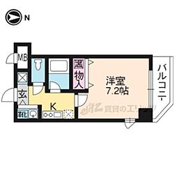 ＷＥＳＴＳＩＤＥ　I 6階1Kの間取り