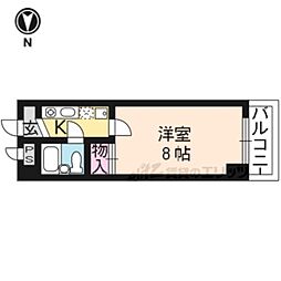 メゾンジョア 1Kの間取図画像