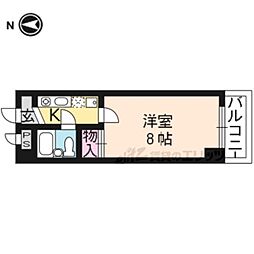 メゾンジョア 1Kの間取図画像