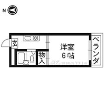 京都府京都市右京区山ノ内荒木町（賃貸アパート1K・2階・19.00㎡） その2