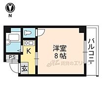 京都府京都市下京区麩屋町通四条下ル八文字町（賃貸マンション1K・3階・23.00㎡） その2