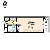 京都府京都市西京区桂木ノ下町（賃貸マンション1K・2階・20.88㎡） その2