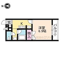 京都府京都市中京区西ノ京北小路町（賃貸アパート1K・2階・23.18㎡） その2