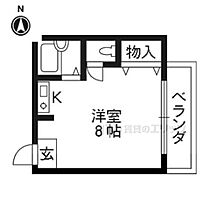 京都府向日市寺戸町向畑（賃貸マンション1R・2階・19.44㎡） その2