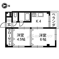 京都府京都市右京区西京極西池田町（賃貸マンション2DK・2階・35.00㎡） その2