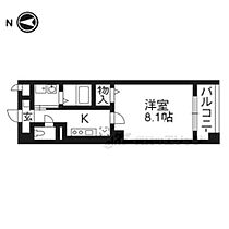 京都府京都市右京区西院東淳和院町（賃貸マンション1K・7階・28.17㎡） その2