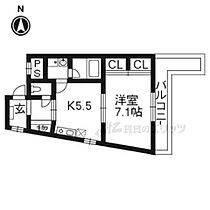 京都府向日市寺戸町西田中瀬（賃貸マンション1DK・3階・32.40㎡） その2