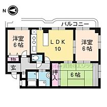 アーバンハイツ苔寺 206 ｜ 京都府京都市西京区山田弦馳町（賃貸マンション3LDK・2階・65.00㎡） その2