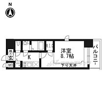 プレサンス京都鴨川  ｜ 京都府京都市南区東九条河西町（賃貸マンション1K・6階・26.70㎡） その2