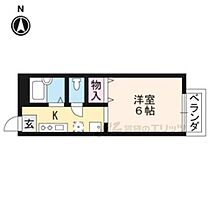 パナハイツ 206 ｜ 京都府京都市伏見区竹田真幡木町（賃貸アパート1K・2階・20.46㎡） その2