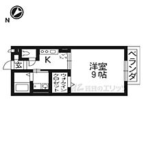 ベルシオン新川端 203 ｜ 京都府京都市南区上鳥羽川端町（賃貸アパート1K・2階・30.03㎡） その2