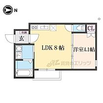 京都府京都市伏見区深草綿森町（賃貸アパート1LDK・1階・27.63㎡） その2