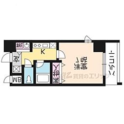 ＷＥＳＴＳＩＤＥ　I 9階1Kの間取り