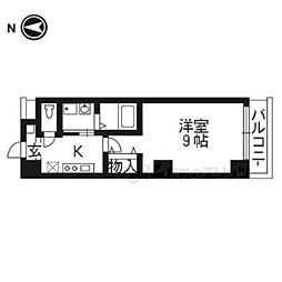 ＥＸＣＥＥＤ桂 3階1Kの間取り