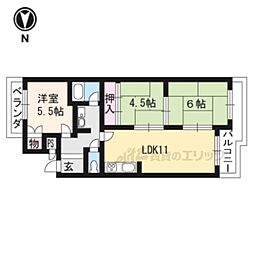 パークテラス浅原 3LDKの間取図画像