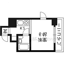 ダイエー第七ビル 1Kの間取図画像
