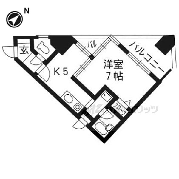 エスリード京都駅前 ｜京都府京都市下京区東洞院七条上ル飴屋町(賃貸マンション1DK・3階・28.95㎡)の写真 その2