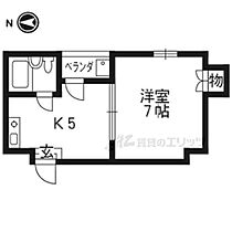 シャトー羅城門 203 ｜ 京都府京都市南区唐橋羅城門町（賃貸マンション1DK・2階・29.10㎡） その2