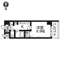 京都府京都市下京区西七条比輪田町（賃貸マンション1K・1階・23.05㎡） その2