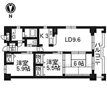 富小路モーリシャス 401 ｜ 京都府京都市下京区富小路通五条上る本神明町（賃貸マンション3LDK・4階・66.75㎡） その2