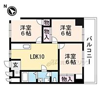 京都府京都市南区上鳥羽苗代町（賃貸マンション3LDK・5階・57.60㎡） その1