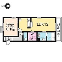 京都府京都市山科区西野岸ノ下町（賃貸アパート1LDK・1階・46.17㎡） その2