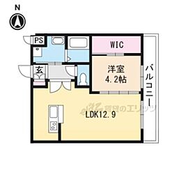 Ｆｉｒｓｔ　Ｓｔａｇｅ岬 1階1LDKの間取り