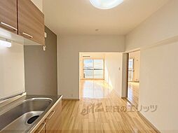 ビューハイツ京都山科 1階2LDKのリビング/ダイニング