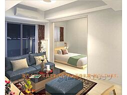 ソルテラス京都JUJO薫 713 7階1LDKのリビング/ダイニング