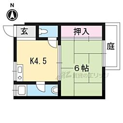 間取図画像 1K