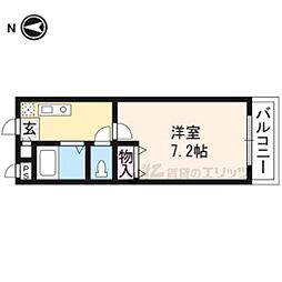 ジュワイユ・ゆうき 1Kの間取図画像