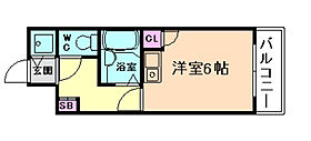 大阪府大阪市北区天神西町（賃貸マンション1R・7階・19.22㎡） その2