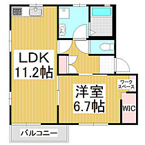 ダイヤモンドディアスｍｉｚｕｙａ　Ｄ  ｜ 長野県安曇野市三郷温（賃貸アパート1LDK・2階・43.54㎡） その2