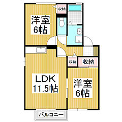 物件の間取り