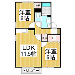 物件の間取り