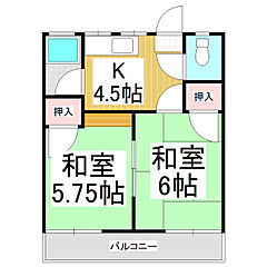 物件の間取り