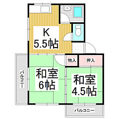 物件の間取り