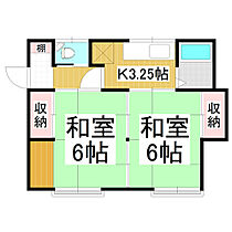 光花荘  ｜ 長野県長野市大字西長野西長野町（賃貸アパート2K・2階・36.00㎡） その2