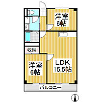 グリンディヒルズ桜井　B棟  ｜ 長野県長野市大字徳間（賃貸マンション2LDK・2階・58.00㎡） その2