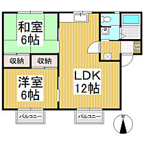 ハイリビング富竹  ｜ 長野県長野市大字富竹（賃貸アパート2LDK・2階・52.00㎡） その2