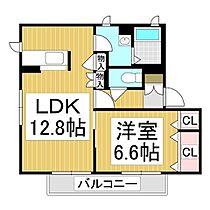 オアシス高田  ｜ 長野県長野市大字高田（賃貸アパート1LDK・2階・47.07㎡） その2